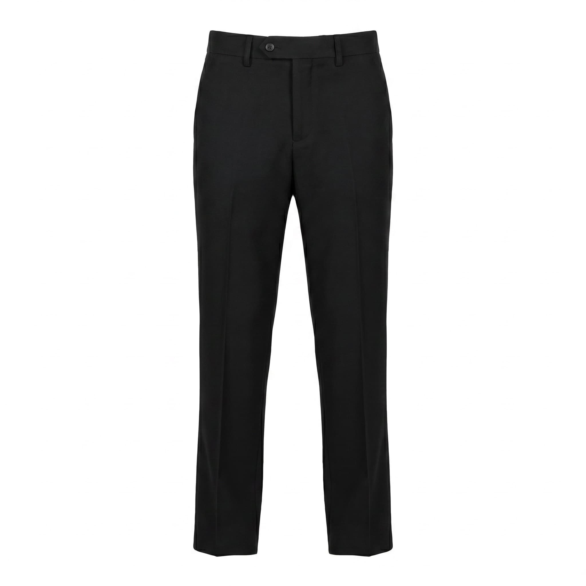 Slim Wool Pants (Charcoal)